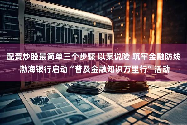 配资炒股最简单三个步骤 以案说险 筑牢金融防线 渤海银行启动“普及金融知识万里行”活动